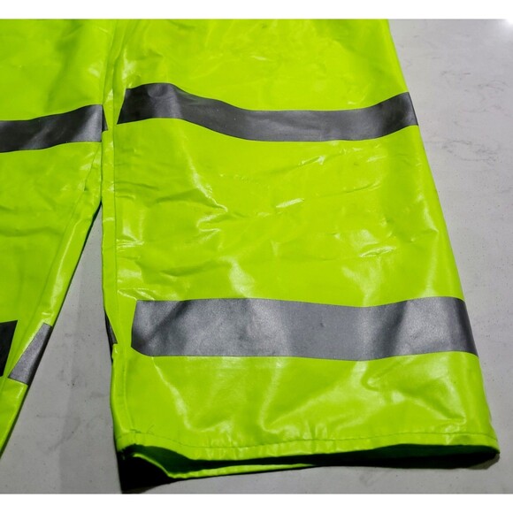 Nasco Electric Arc Resistant HiVis Bib 1001TFY202 ANSI 107 Level 2 Class E Flame - Picture 9 of 12